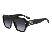 Dsquared2 D2 0128/S 807/9O Men's Sunglasses Black Size 58