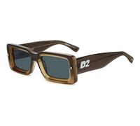 DSQUARED2 D2 0142/S 9EN BROWN OCHRE 52/20/145 MAN Sunglasses