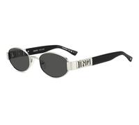 Dsquared2 D2 0155/S 010/IR Man Sunglasses Metal Palladium Grey Round Normal