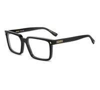 Dsquared2 D2 0183 Men's Glasses, Black, Size 57