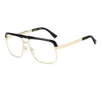 DSQUARED2 D2 0215 Black gold 60/15/139.8 MAN Eyewear Frame