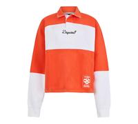 DSQUARED2 D2 College Rugby Fit collar colour block polo shirt - Orange XS-M