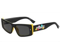 Dsquared2 D2 PAC 71C/IR Men's Sunglasses Black Size 57