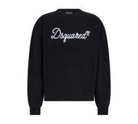DSQUARED2 D2 Signature relax fit crewneck - Black XS-S-M-L-XL-XXL-XXXL