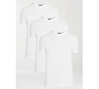 Dsquared2 Dsquared 3 Pack Back Print T-Shirts - White, White, Size Xl, Men White