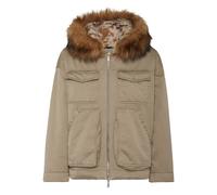 DSQUARED2 faux fur-trimmed hooded jacket - Brown 44-48-50-52-54-56