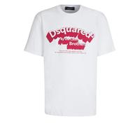 Dsquared2 Flocked Logo T-Shirt White - M