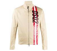 DSQUARED2 full-zipped logo jacket - Neutrals 50-52