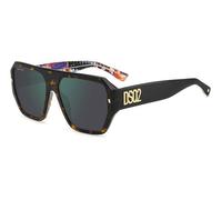DSQUARED2 GAFAS Modelo: D2 0128-S C: HAVANA PATTERN Eye size: 58_Bridge size: 16 - Polarized: No