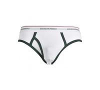 DSquared2 Get The F**k Out Of Here Brief, White/green - Medium