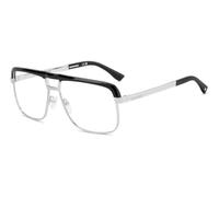 DSQUARED2 Glasses D2 0215 Black silver 60/15/139.8 Men