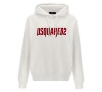 Dsquared2 Horror Logo White Hoodie - XL