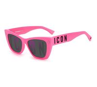 Dsquared2 ICON 0006/S 35J/01 Womenâs Sunglasses Pink Size 53