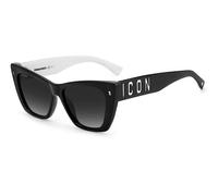 Dsquared2 Icon0006s80s Woman Sunglasses Black Degraded/CAT3 Woman