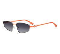 Dsquared2 ICON 0015/S G2I/9O Man Sunglasses Metal Palladium Grey Geometric Normal Shaded