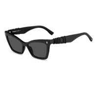Dsquared2 ICON 0026/S 003/IR Womenâs Sunglasses Black Size 55