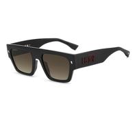 DSQUARED2 ICON 0031/S Black red 55/20/137 MAN Sunglasses