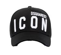 Dsquared2 Icon Baseball Cap Black White Bnwt Adjustable