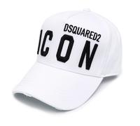 Dsquared2 Icon Baseball Cap White Black Bnwt
