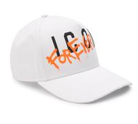 Dsquared2 Mens Icon Forever Baseball Cap White Cotton - One Size