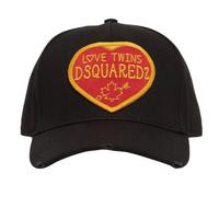 Dsquared2 Icon Love Twins Heart Patch Cap Baseballcap Hat