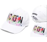 Dsquared2 Icon Splash Cap Baseball Cap Paint-Splatter Hat Hat