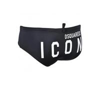 DSquared2 ICON Swim Brief, Black/white - XX-Large
