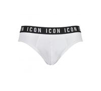 Dsquared2 ICON Waistband Brief, White/black - Small