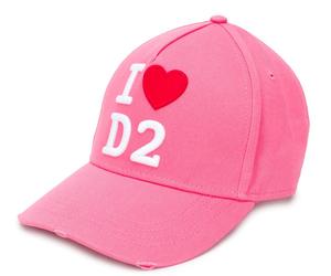 Dsquared2 Iconic I Love D2 Logo Baseball Cap Hat New