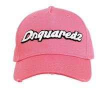 Dsquared2 Iconic Logo Patch Baseball Cap Hat New
