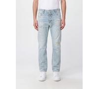 DSQUARED2 Kawaii Regular Fit Straight Jeans in Distressed Cotton Denim - Size: 52 - male