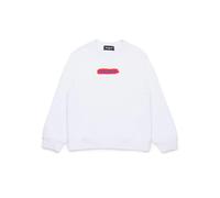 DSQUARED2 KIDS brushstroke logo-print cotton sweatshirt - White 8 yrs-10 yrs