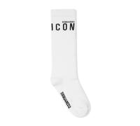 DSQUARED2 KIDS logo-jacquard socks - White IV