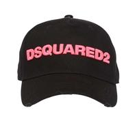 DSquared2 Logo Baseball Cap - Black/Pink - Black/Pink - One Size