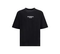 DSQUARED2 logo-detail round-neck T-shirt - Black XS-S-M-L-XL-XXL