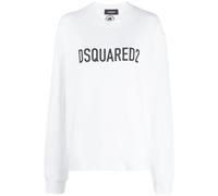 DSQUARED2 logo-print cotton sweatshirt - White XS-S-M-L