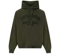 Dsquared2 Loose Fit Santa Dan Logo Hoodie& - Green - M