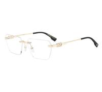 Dsquared2 Man D2 0102 3YG Optical frames Metal Gold Squared