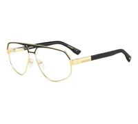 Dsquared2 Man D2 0121 RHL Optical frames Metal Gold / Black Squared