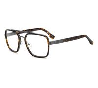 Dsquared2 Man Dsquared2 D2 0064 EKP Optical frames Acetate Havana rifle rod Squared