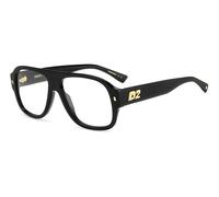 Dsquared2 Man Dsquared2 D2 0125 807 Optical frames Acetate Black Squared