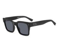Dsquared2 Man ICON 0010/S 003/IR Sunglasses Acetate Black Grey Squared Normal
