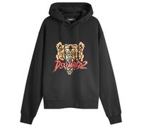 Dsquared2 Men's Bears Logo Hoodie Black