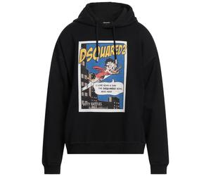 Dsquared2 Mens Betty Boop Black Hoodie Cotton - Size Medium