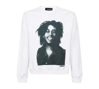 DSquared2 Mens Bob Marley Cool Fit Sweatshirt - White - M - White