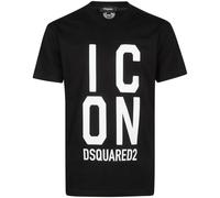 Dsquared2 Men's Bold Icon Logo Cool Fit Black T-Shirt | Size: Small Dsquared2 Black S