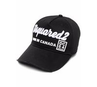 Dsquared2 Mens Born in Canada DC64 Cap Black Cotton - One Size