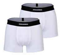 DSQUARED2 Men's Boxers, 2-Pack - Twin Pack Trunk, Cotton Stretch, Log...