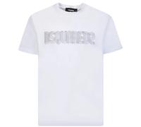 Dsquared2 Mens Brand Logo Cool Fit White T-Shirt Cotton - Size 2XL