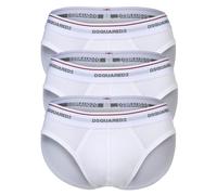 DSQUARED2 Men's Briefs, 3-Pack - Cotton Stretch, Logo Band